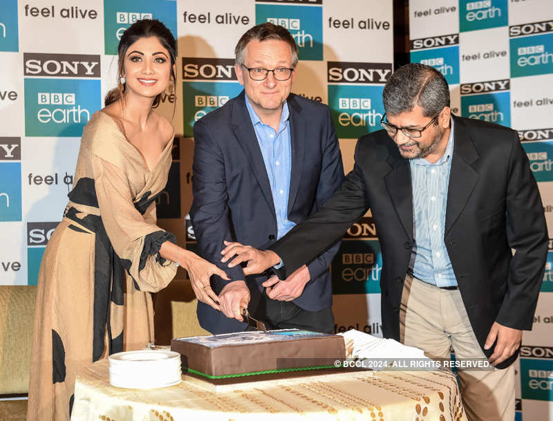 Shilpa Shetty attends the first anniversary celebrations of Sony BBC Earth