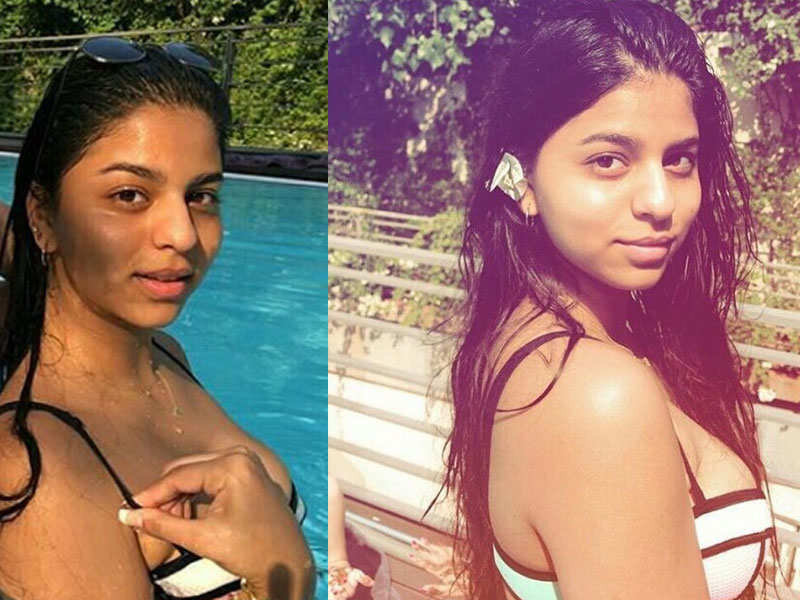 Suhana Khan Bikini Photos: Suhana Khan sizzles in a black 