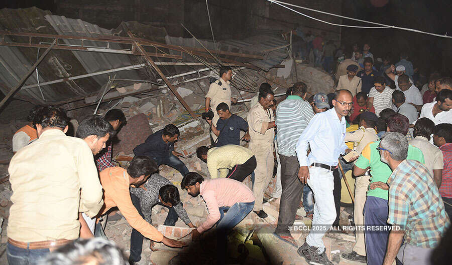 Indore building collapse: Rescue operations underway