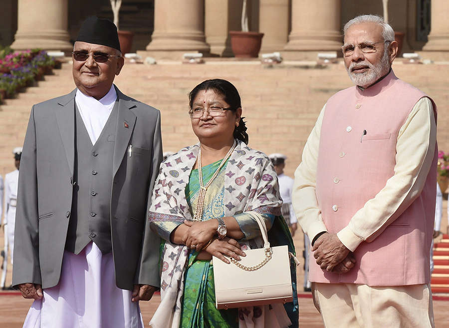 PM Modi meets Nepali counterpart KP Oli