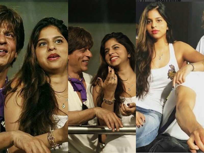 Photos Shah Rukh Khan Shares A Light Moment With Daughter Suhana Khan 
