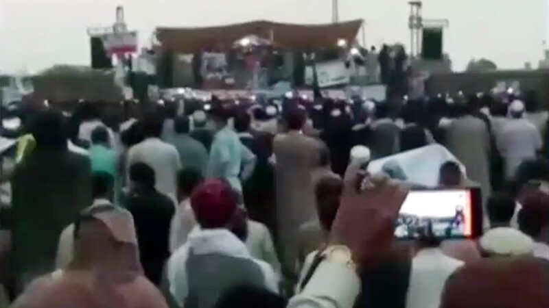 Thousands of people protest against human rights violations in Pakistan