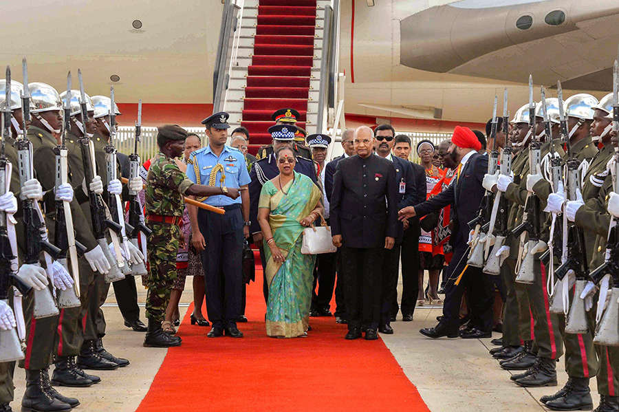 President Ram Nath Kovind visits Swaziland