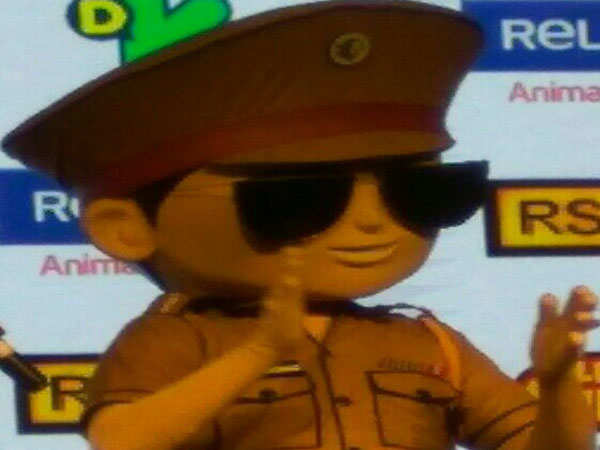 City kids excited to meet a new cartoon character 'Little Singham' | Events  Movie News - Times of India