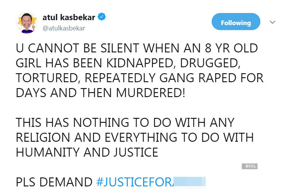 Bollywood demands justice in Unnao, Kathua rape cases