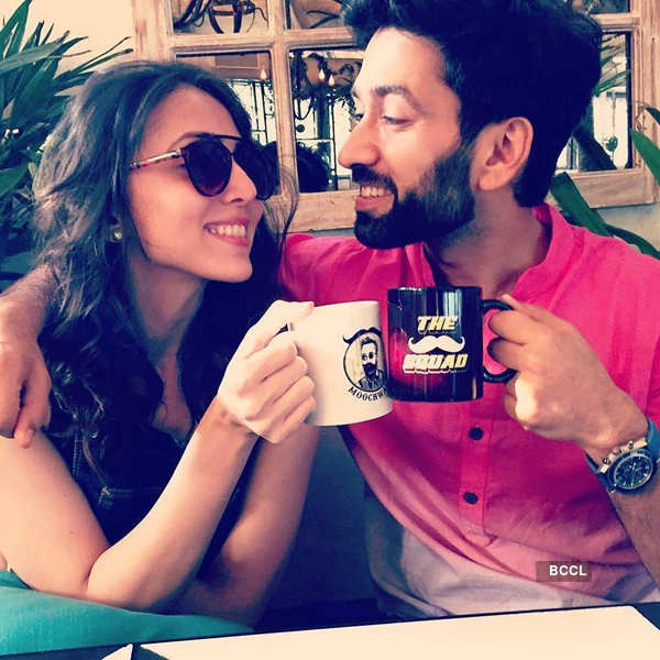 Nakuul Mehta shares a steamy lip-lock with wife Jankee