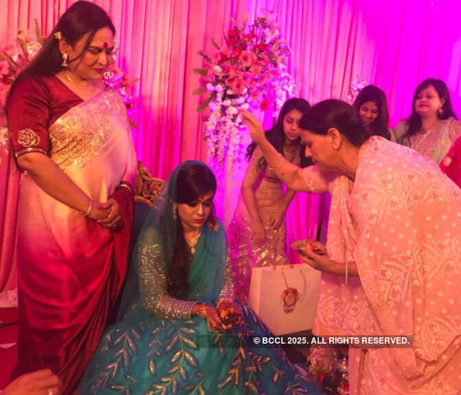 Photos: Lalu's elder son Tej Pratap engaged to Aishwarya Rai