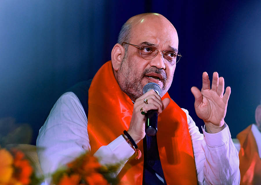 Photo: Amit Shah asks BJP workers to sacrifice their comfort to win Karnataka elections
