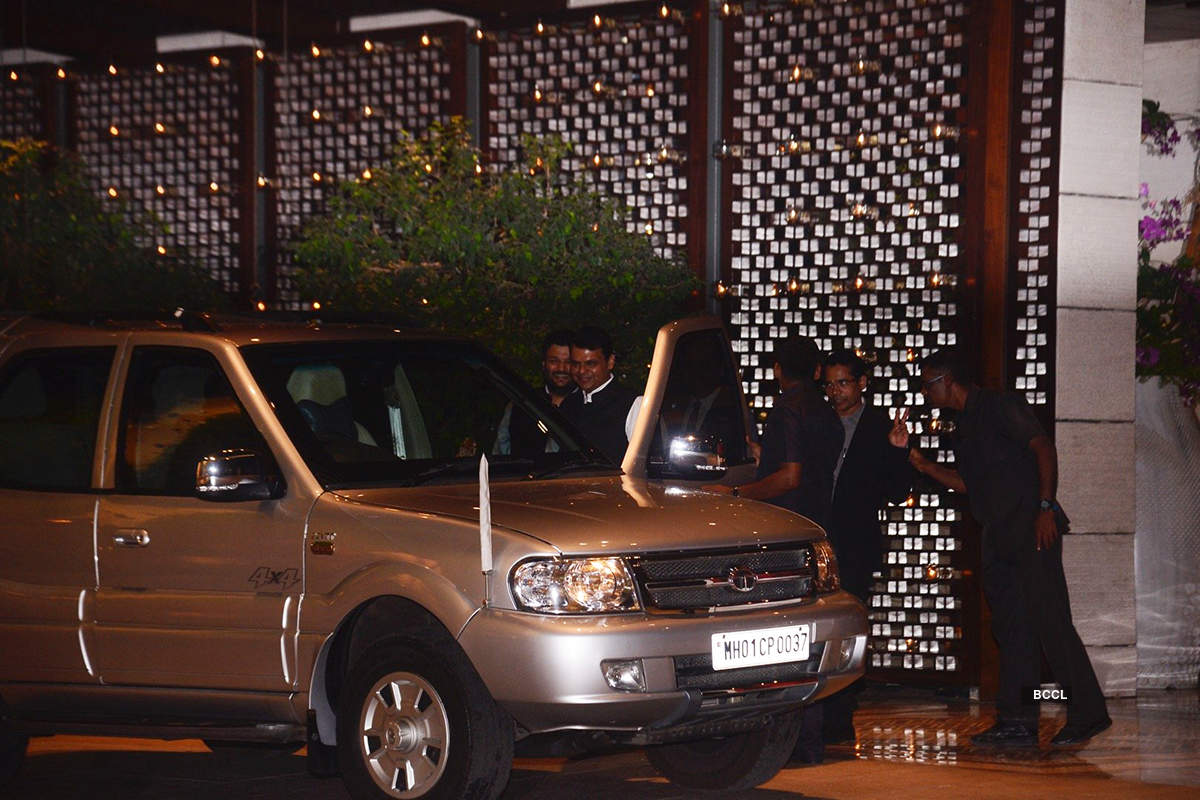 Pictures of Akash Ambani’s fiancée Shloka Mehta, Sachin Tendulkar & Bollywood stars at Ambani's dinner party