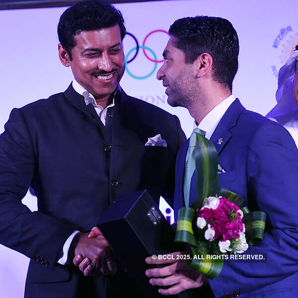 Rajyavardhan Singh Rathore and Abhinav Bindra