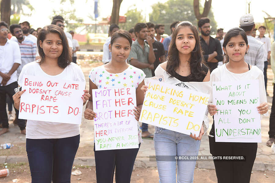 Photos: Unnao and Kathua rape cases spark protests in Hyderabad
