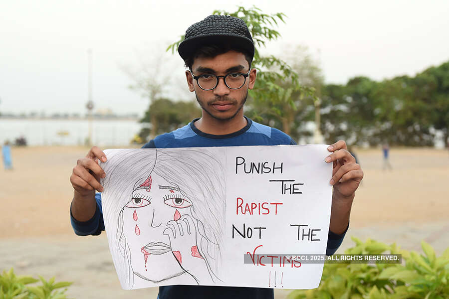 Photos: Unnao and Kathua rape cases spark protests in Hyderabad