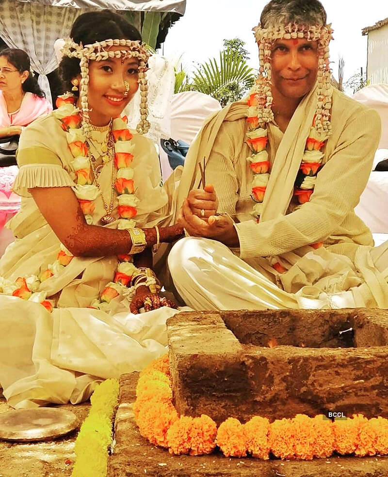 Here&rsquo;s Milind Soman&rsquo;s first special message for his wife Ankita post their wedding, see pictures