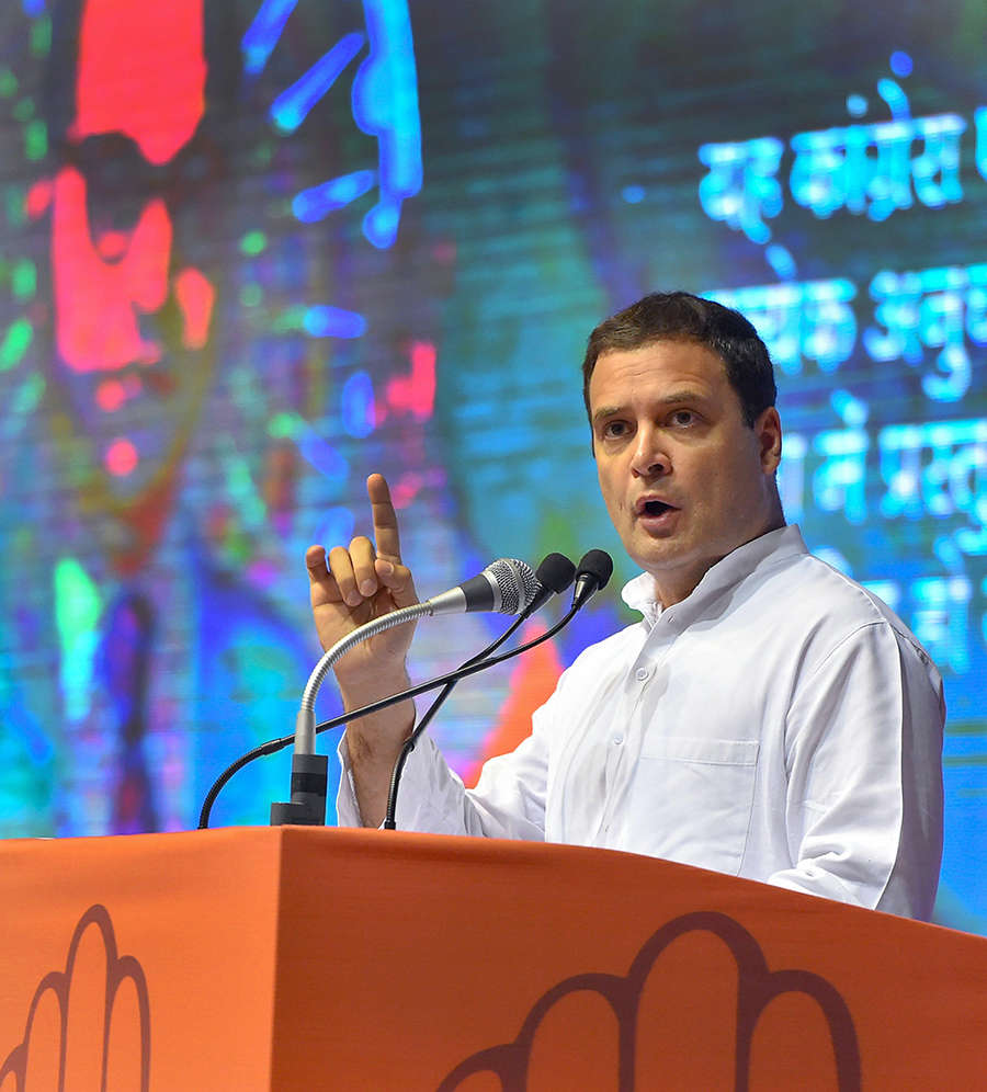 Photos: Rahul Gandhi launches “Save the Constitution” campaign