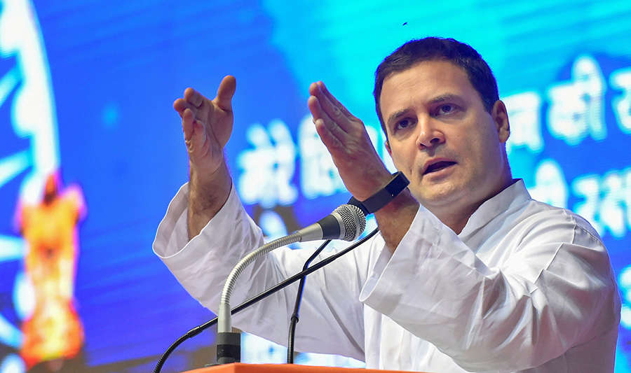 Photos: Rahul Gandhi launches “Save the Constitution” campaign