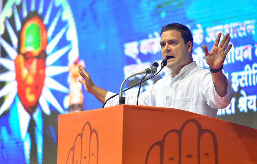 Photos: Rahul Gandhi launches &ldquo;Save the Constitution&rdquo; campaign