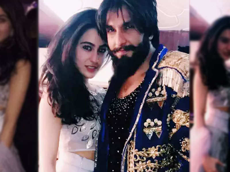 Simmba Promotions: Sara Ali Khan looks radiant in white while Ranveer Singh  kills in black leather jacket. See pics