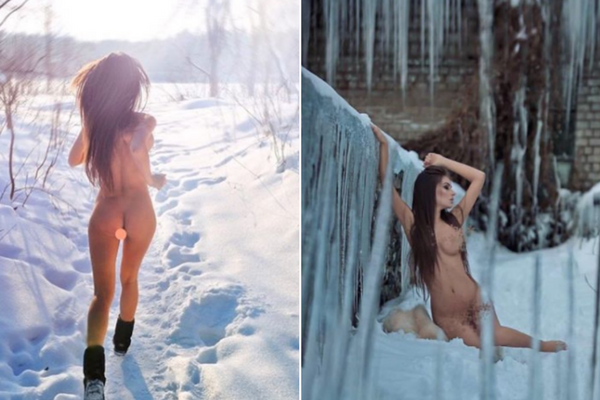 Nude Women In Snow