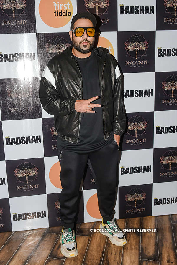 Badshah graces the press conference to announce the launch of a new  restaurant and lounge 'Dragonfly