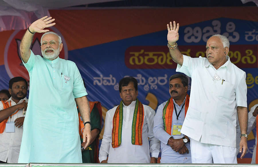 PM Modi kick-starts BJP's mega campaign in Karnataka