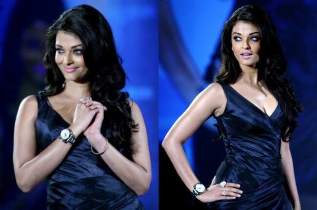 Necked aishwarya rai