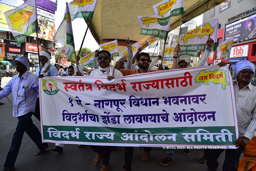 Protest held for Vidarbha statehood