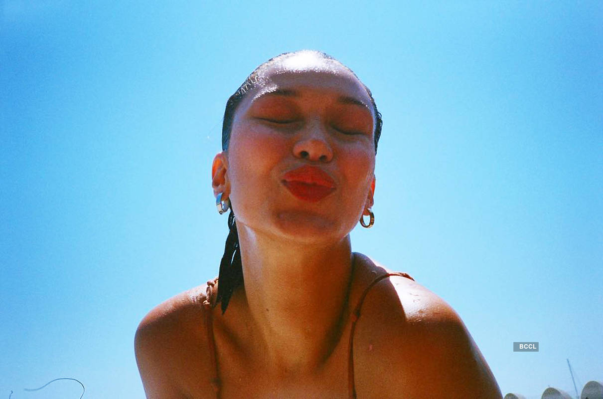 Bella Hadid is turning up the heat with her captivating pictures