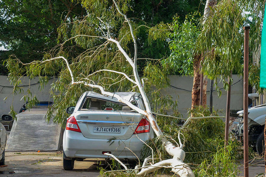 See pics how dust storm and rain wreak havoc in northwest India