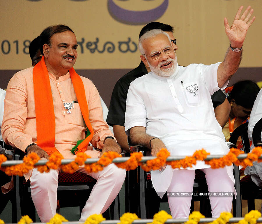 PM Modi kick-starts BJP's mega campaign in Karnataka