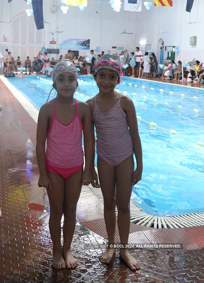 Swimming competition at Tollygunge Club
