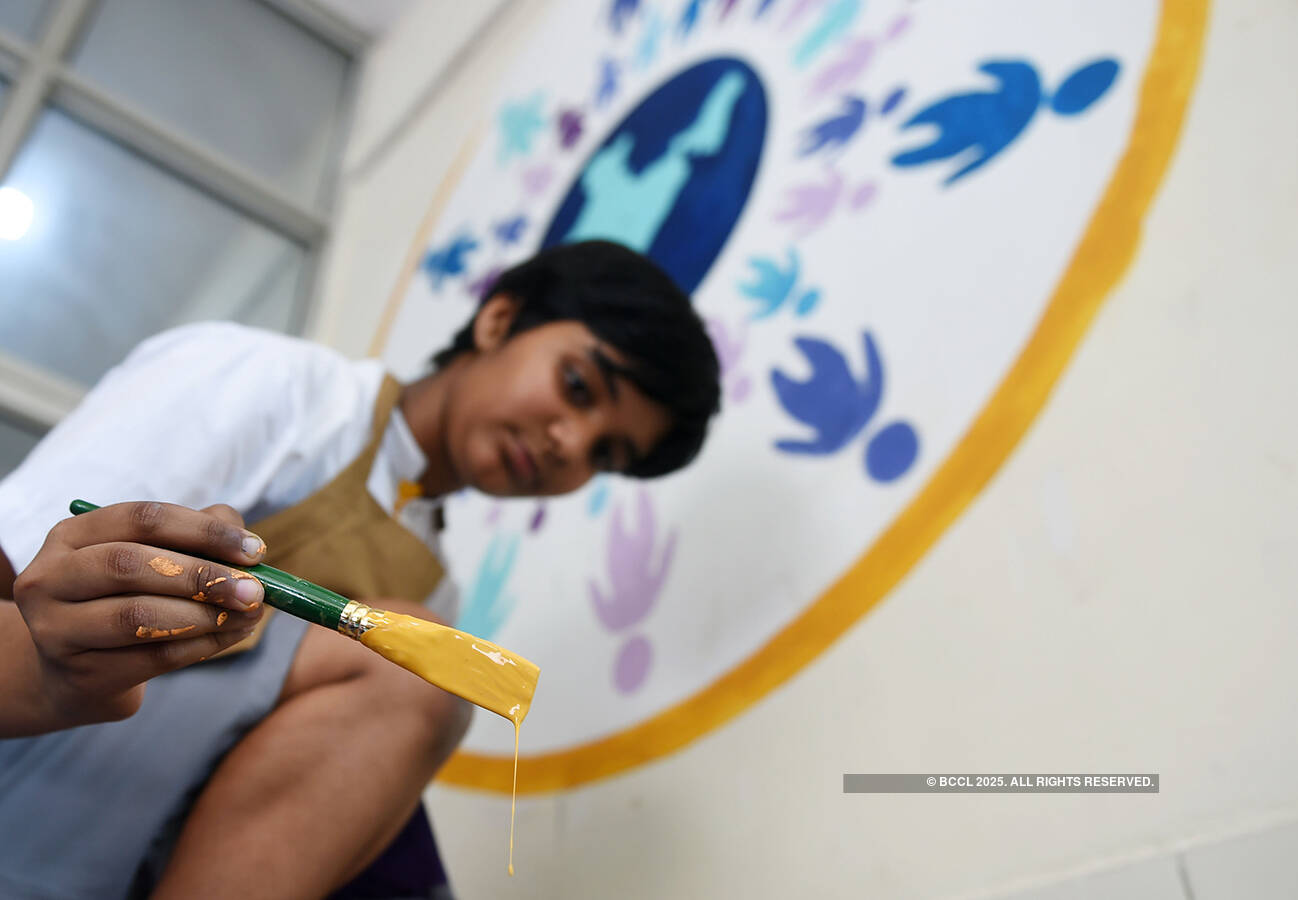 Graffiti painting at Mini Secretariat