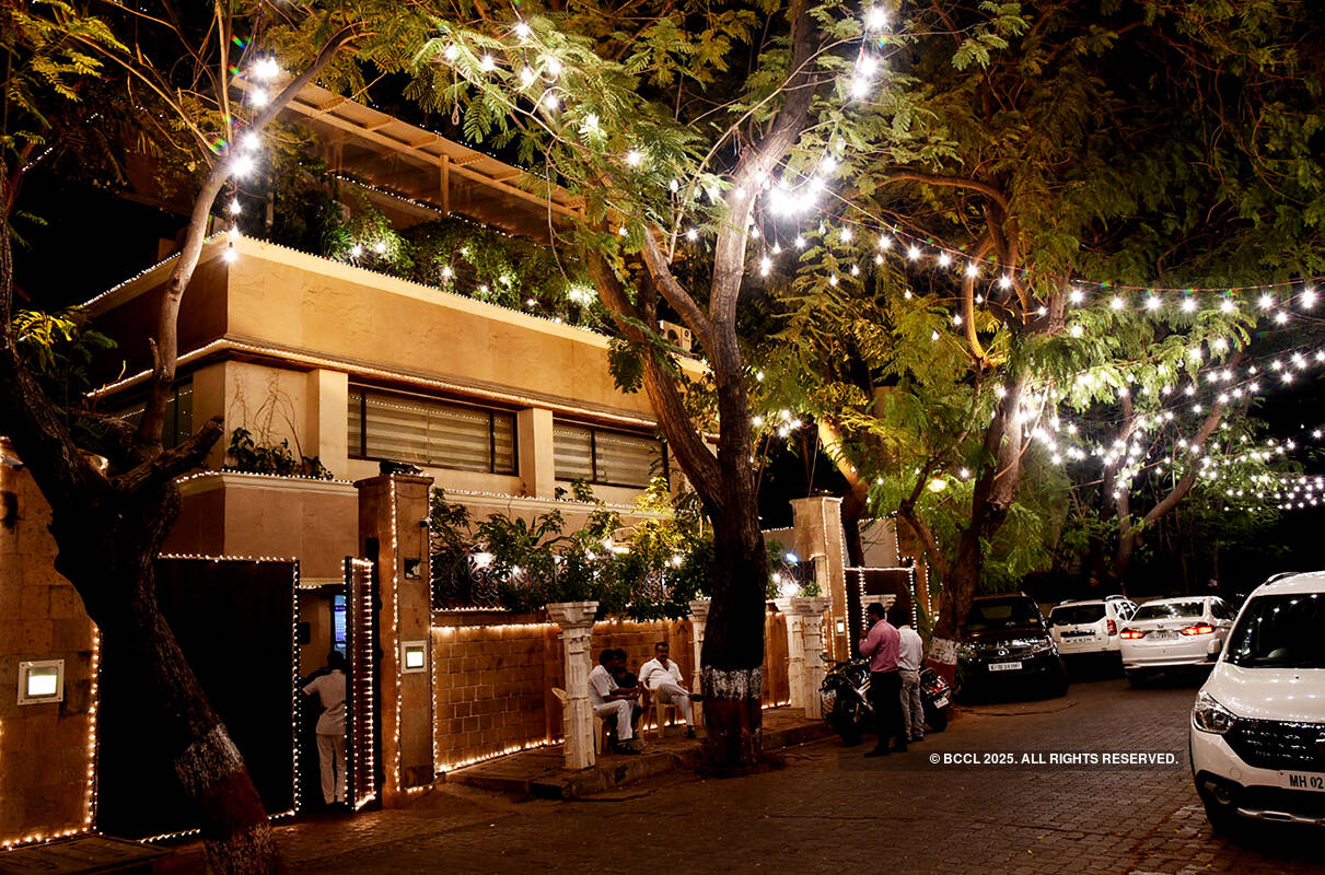 Sonam Kapoor's house lit up for the wedding