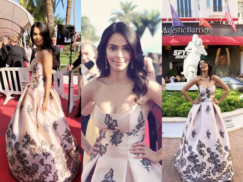 mallika sherawat cannes dress