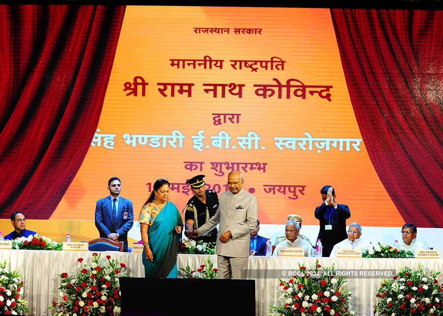 President Ram Nath Kovind launches welfare schemes in Rajasthan