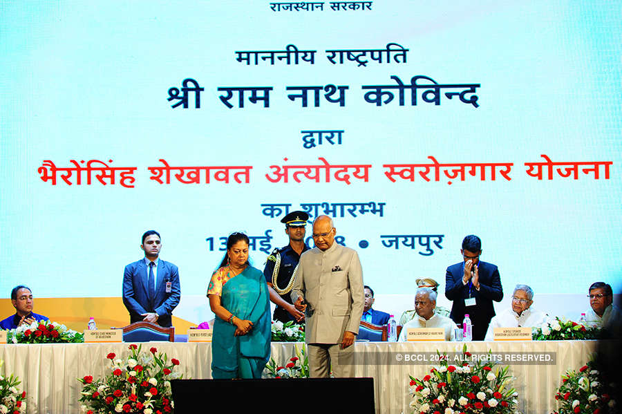 President Ram Nath Kovind launches welfare schemes in Rajasthan