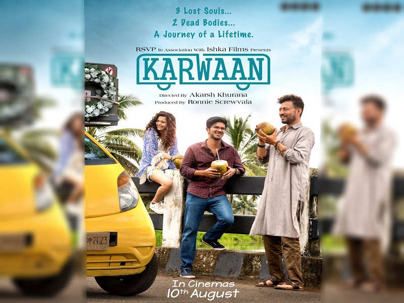 'Karwaan' first poster: Irrfan Khan, Dulquer Salmaan and Mithila Palkar promise to take you on a journey of a lifetime