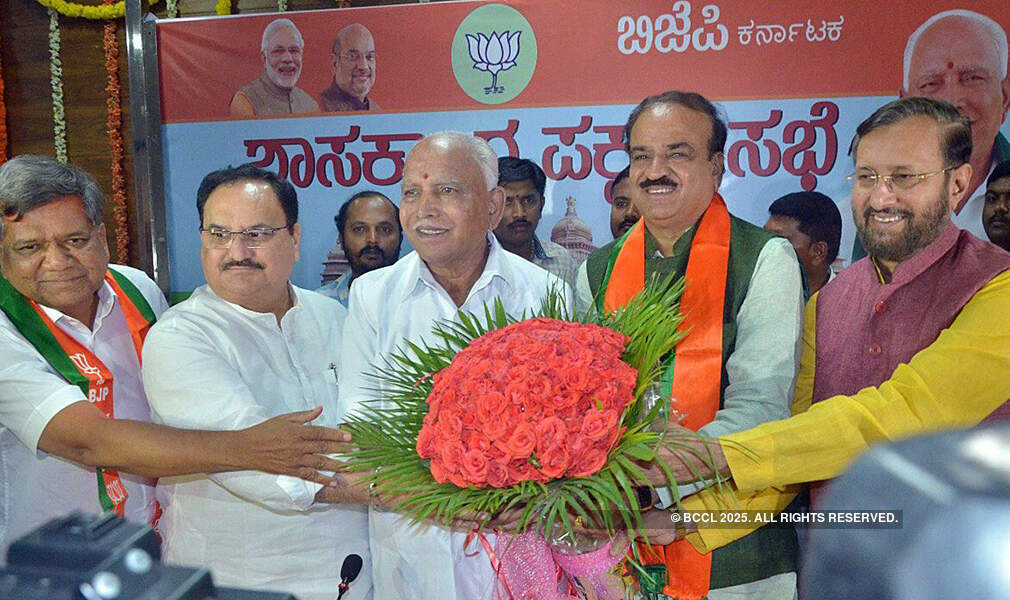 Yeddyurappa sworn in as Karnataka CM