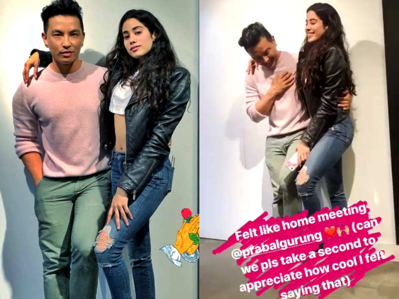 Pics Janhvi Kapoor and designer Prabal Gurung can t stop gushing