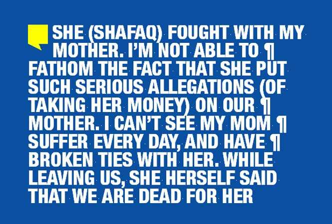 Don T Ask Me About Shafaq I Ve Broken All Ties With Her Says Sister Falaq Naaz Times Of India