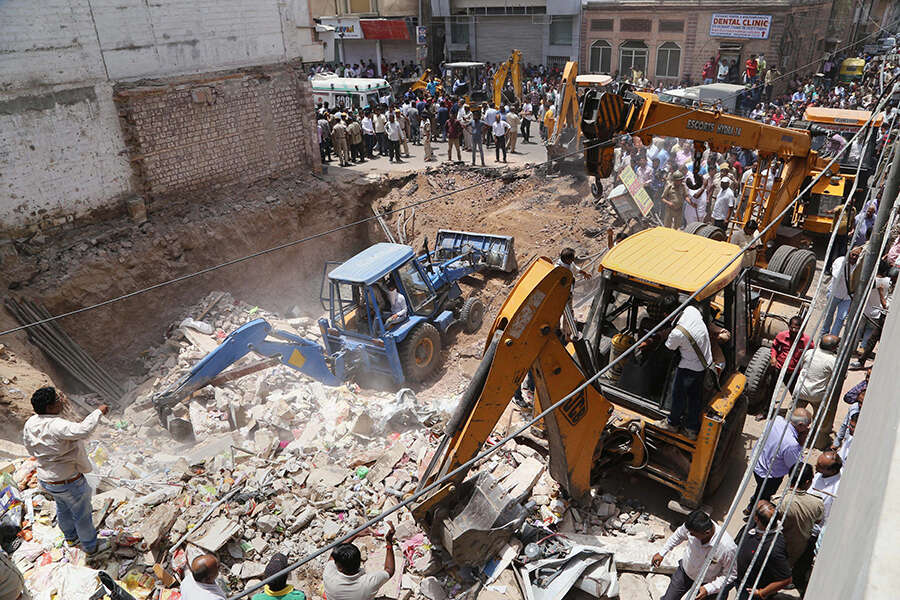 Jodhpur: Three-storey building collapses, several feared trapped