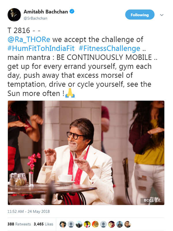 Hum Fit To India Fit Challenge: Celebs spreading health awareness through this interesting 'Fitness Challenge'