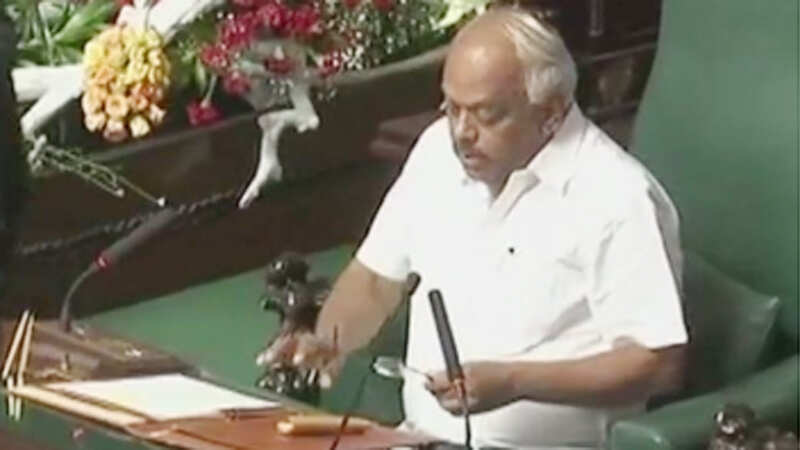 Congress MLA Ramesh Kumar elected speaker of Karnataka assembly through ...