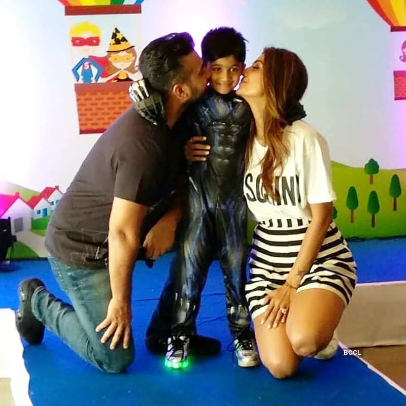 Inside pictures of star kids having fun at Shilpa Shetty’s son’s birthday party go viral