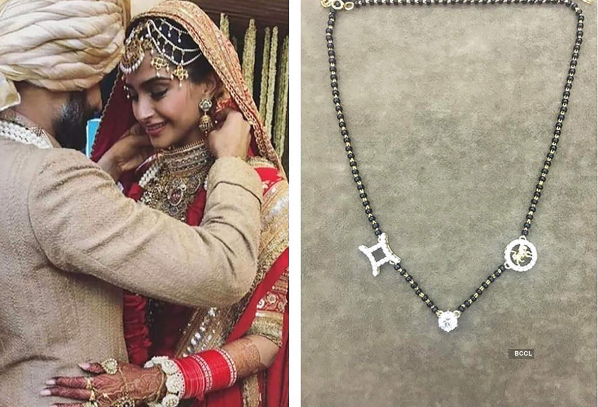 Sonam Kapoor sets a new trend, wears Mangalsutra on her wrist, see photos