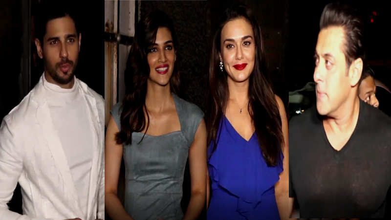 Salman Khan, Kriti Sanon, Preity Zinta and others attend Mukesh Chhabra ...