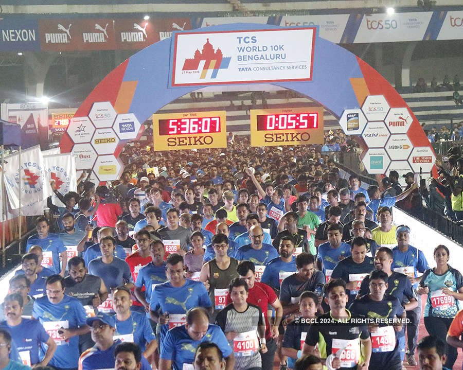 10K run witnesses huge crowd in Bengaluru