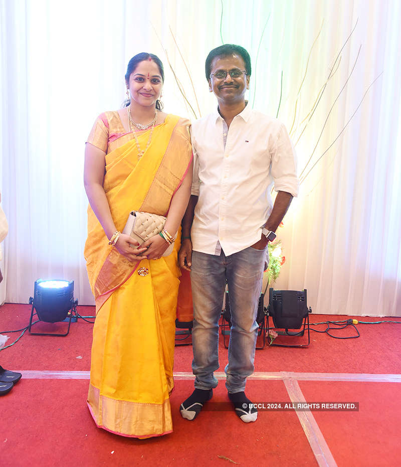 Rajkumar Periasamy and Jaswini J’s starry wedding reception
