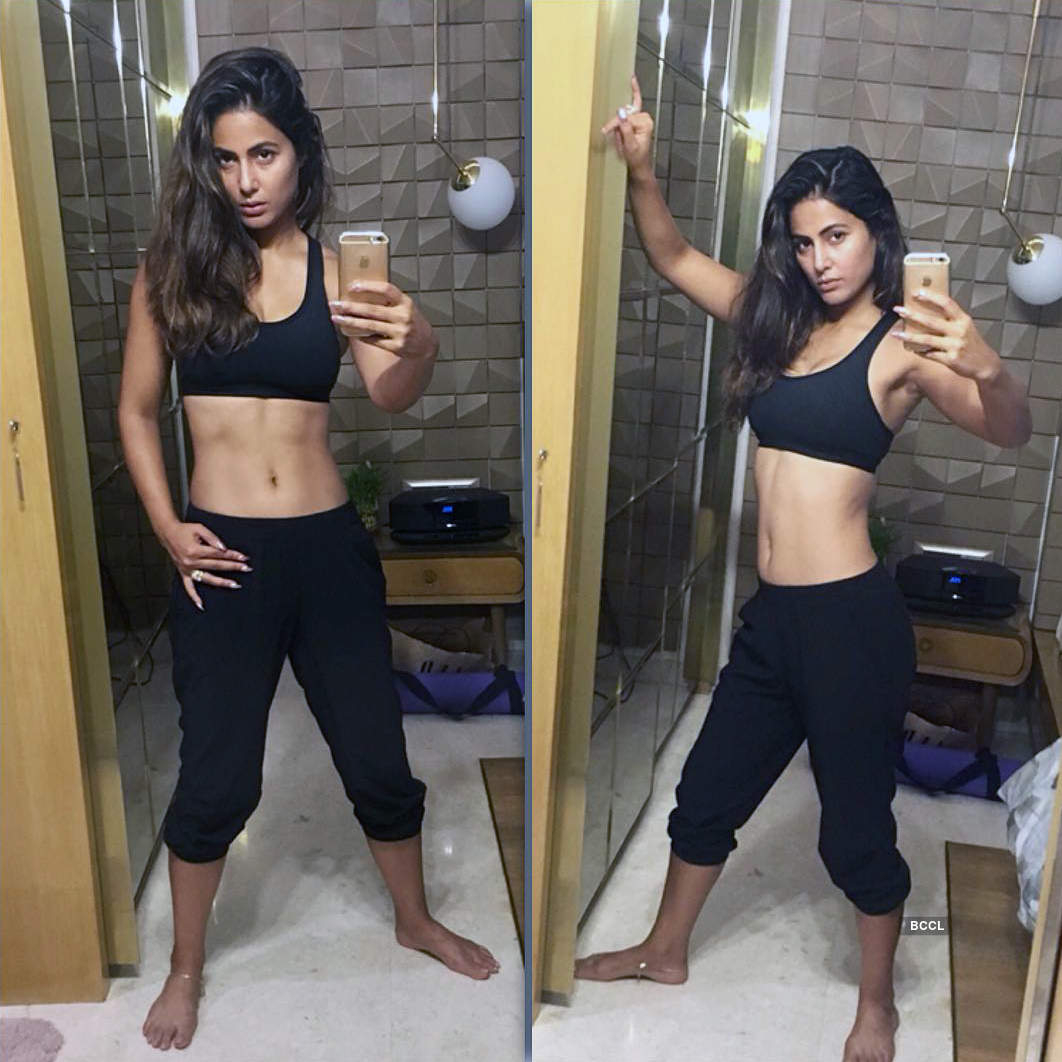 New workout pictures of Hina Khan will inspire you to hit the gym