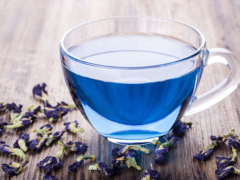 Drink blue tea made from this flower every day to melt fat like wax