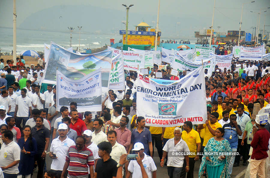 Activists, students and volunteers mark World Environment Day